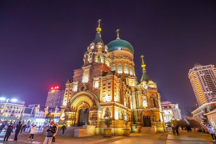 哈尔滨最具俄罗斯风情的地方圣索菲亚教堂拜占庭式建筑太美了