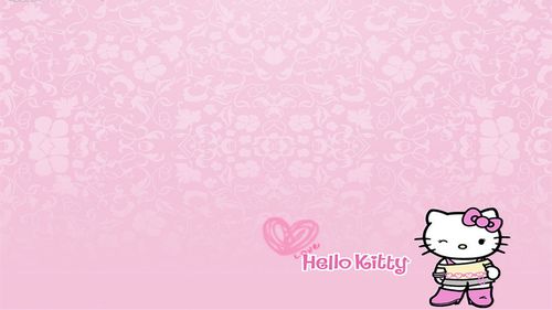 可爱hello ketty粉色系壁纸下载