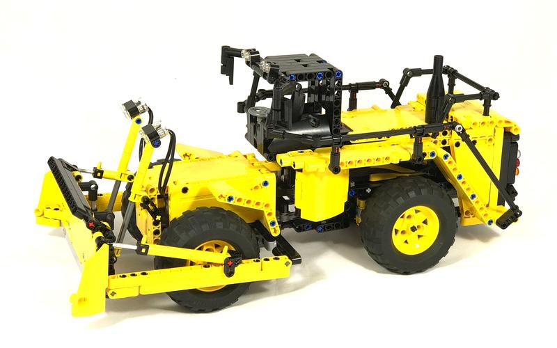 lego乐高 technic科技/机械 moc wheel dozer 轮式推土机