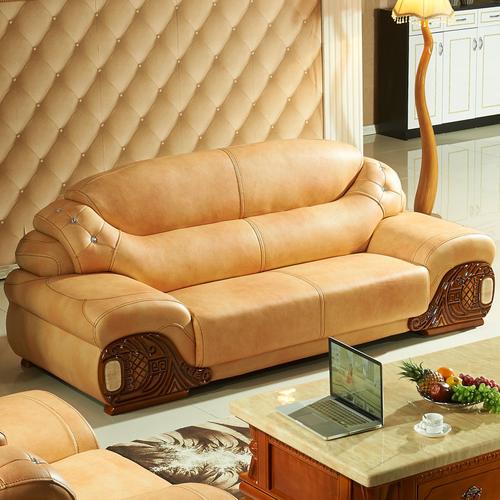 新款特价真皮沙发头层牛皮 欧式沙发组合 厚皮 客厅沙发 8.