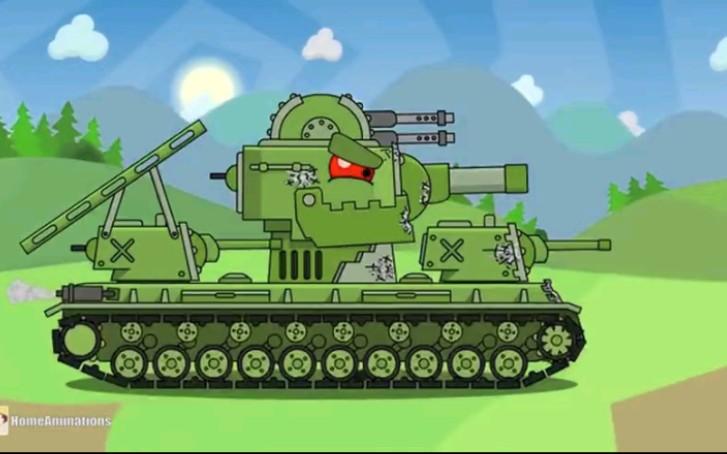 坦克世界动画:愤怒的kv6_哔哩哔哩 (゜-゜)つロ 干杯~-bilibili