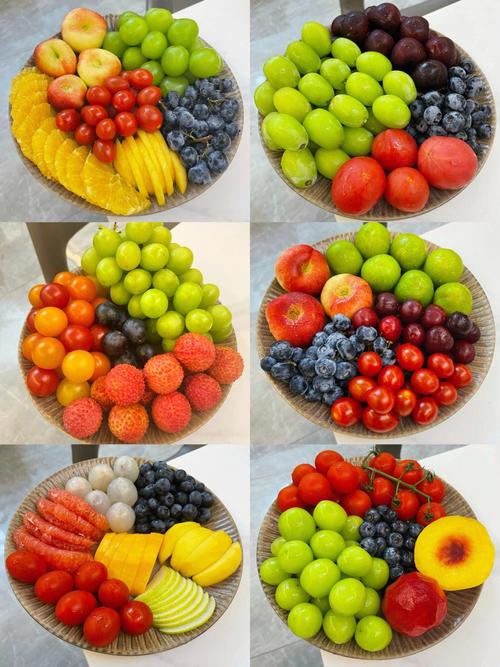 一周水果分享之圆形摆盘水果吃什么