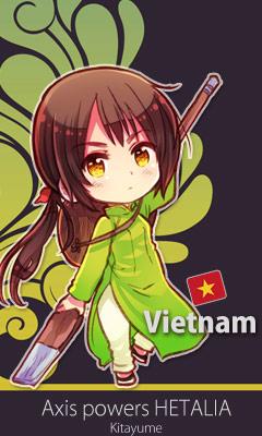 黑塔利亚中vietnam的人设是什么样的,谁有她图片?