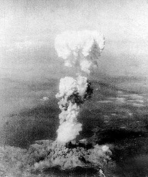 广岛原子弹爆炸观测图