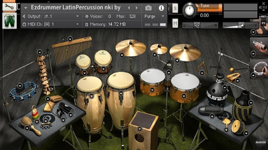 latin percussion for kontakt screenshot