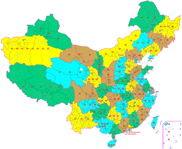 中国最新50省份划分设想