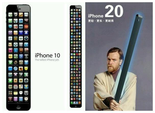 例如:星球大战版iphone20~从下图我们也是可以看出当时大家对于iphone