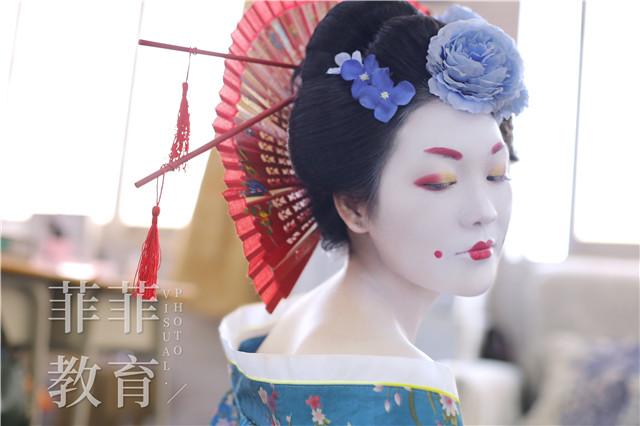 日本文化,菲菲教你如何化日本妆容