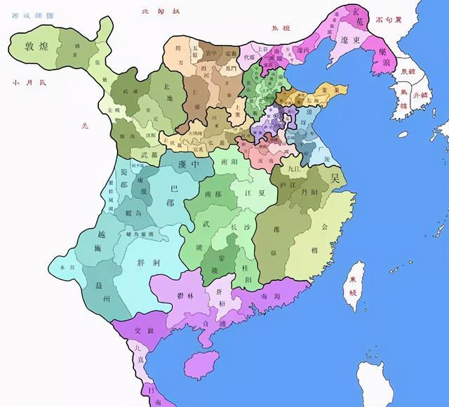 魏蜀吴三国从地图上看是差不多大的为何说魏国三分天下有其二