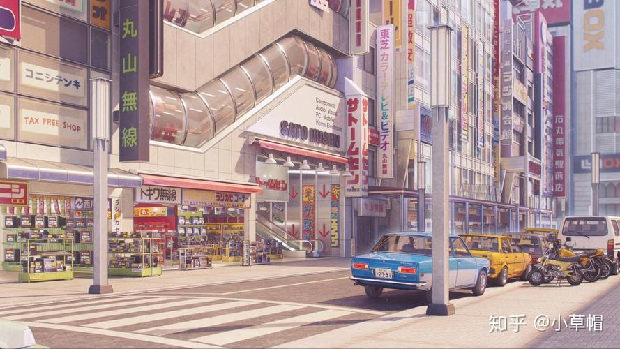 日本动漫城市街头mac动态壁纸
