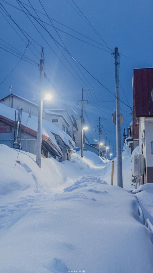 北海道雪景手机壁纸