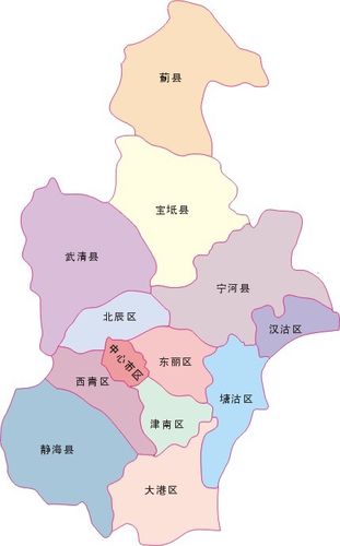 天津市地图