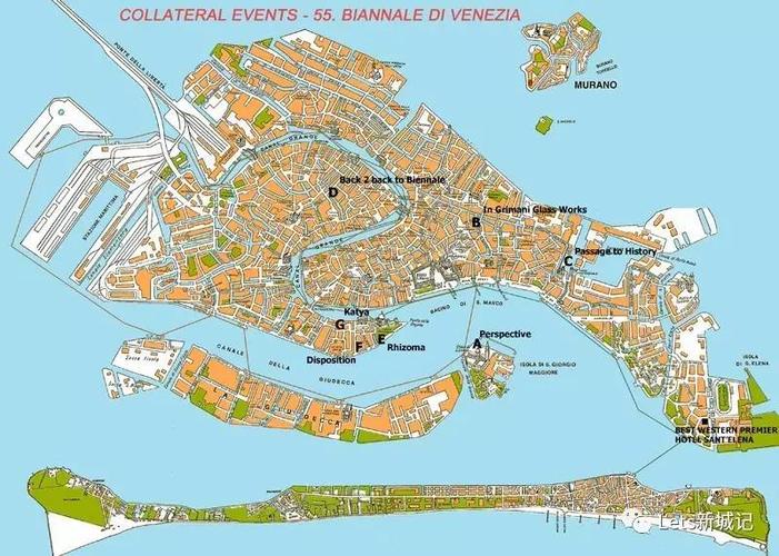 第55届威尼斯双年展地图第56届威尼斯双年展海报由于工业革命带来的