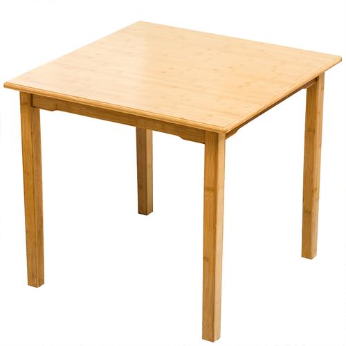 楠竹方桌子简约儿童学习桌餐桌实木四方桌家用小户型吃饭桌正方形