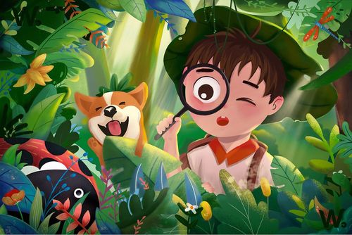 六一 儿童节丛林探险|插画|商业插画|w葱葱 - 原创作品 - 站酷 (zcool