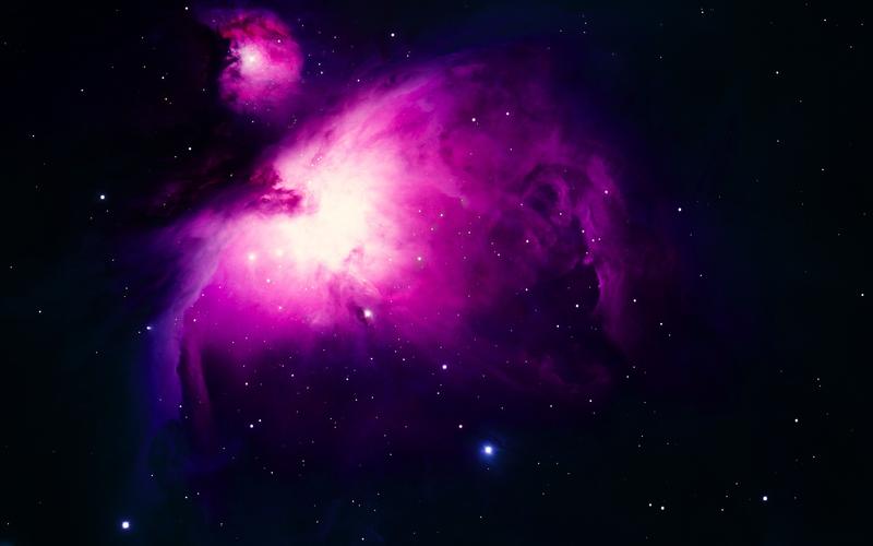 紫色猎户座星云壁纸 _ 图片网