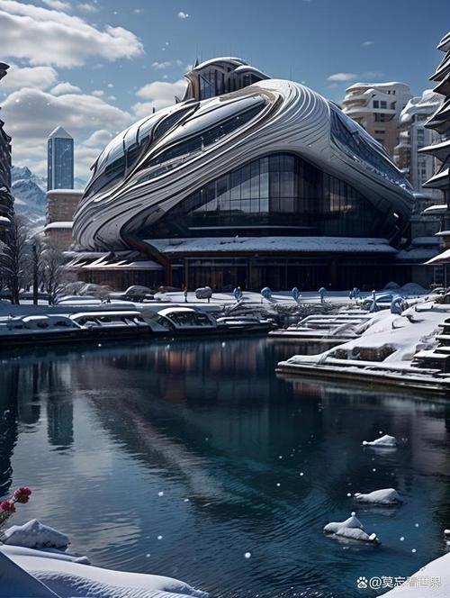 未来冰雪城——充满科技感的未来世界