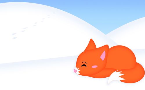 狐狸,动物,渺小,人见人爱,就寝,卡通壁纸750x1334分辨率查看