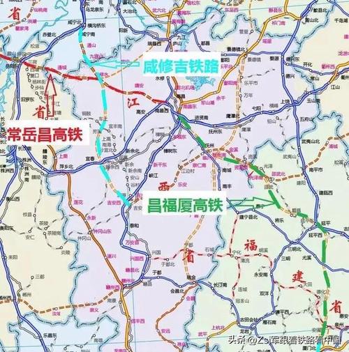 为了新建昌福厦高铁,吉武温铁路有可能被调整出国家铁路规划.