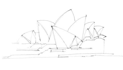 速写悉尼歌剧院的绘画技法(2)