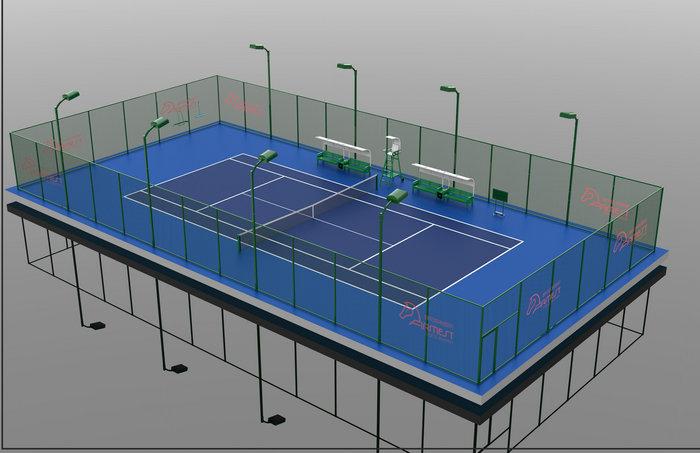 标准网球场图