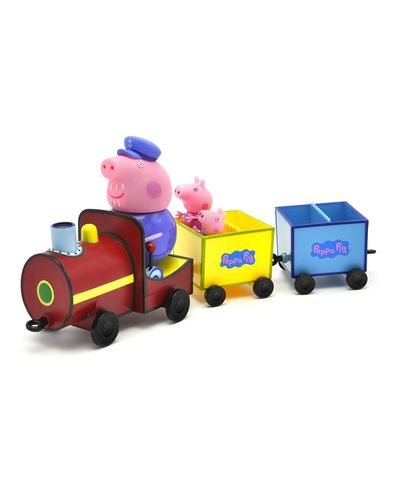 英国小猪佩奇可爱卡通玩具专场小猪佩奇peppa pig 动画同步火车套装