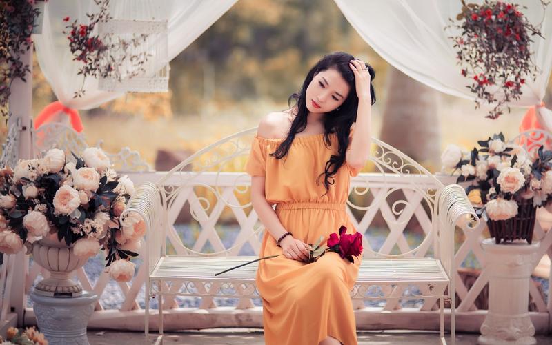 亚洲时尚美女模特写真高清壁纸 - 2560x1600 壁纸 下载