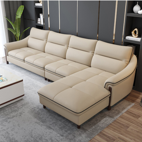 dfsf001 2021新款真皮沙发北欧客厅组合角小家庭简约现代真皮沙发