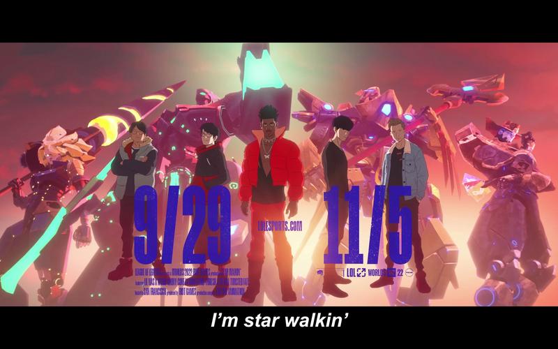 star walkin【逐星】英雄联盟 s12 mv 英文字幕