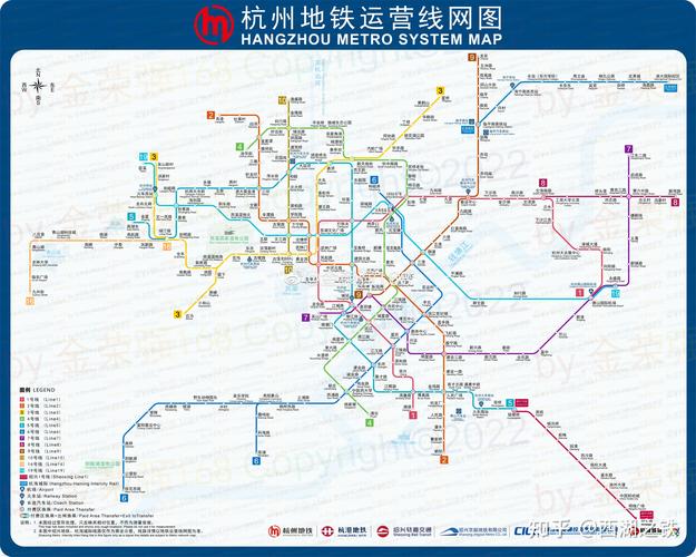 杭州地铁未来规划图含自创