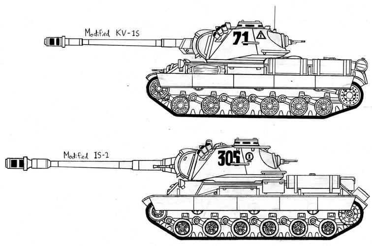 各种装甲车的线稿绘画素材