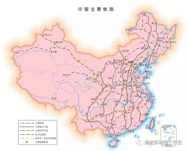 中国重要的铁路干线