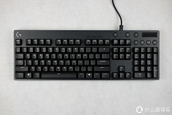 罗技g610机械键盘外观展示接口花纹防滑硅胶支架
