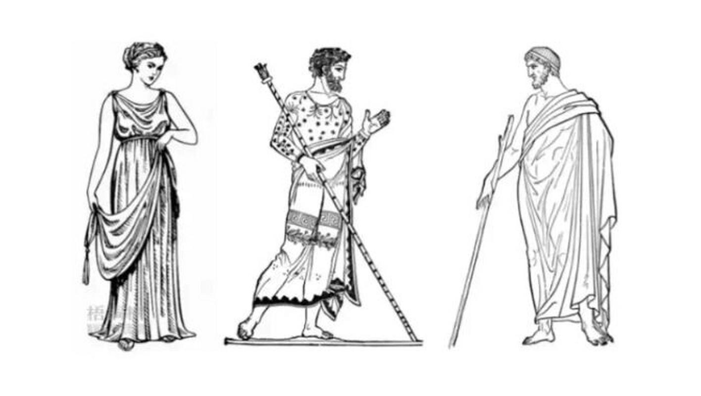 人生之衣 |古希腊服饰 古希腊文明是西方文明的发祥地,古希腊服饰文化