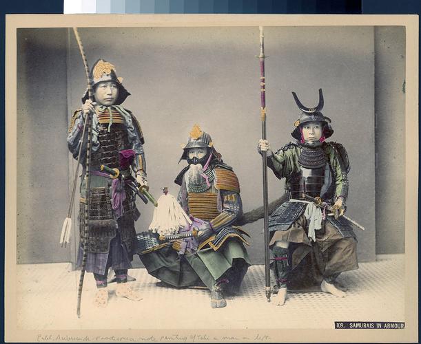 拍摄于1863至1877年期间,felice beato在幕府时代末期曾经在日本横滨