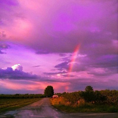 紫色唯美天空云彩图片 - 微信头像 - 潮人个性网