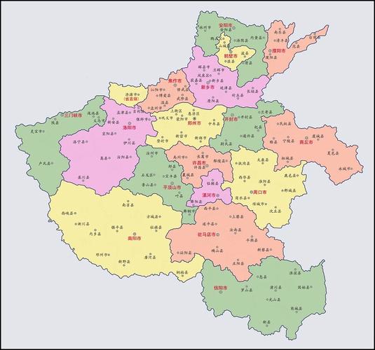 河南省行政区域图高清版大地图绿色破解版