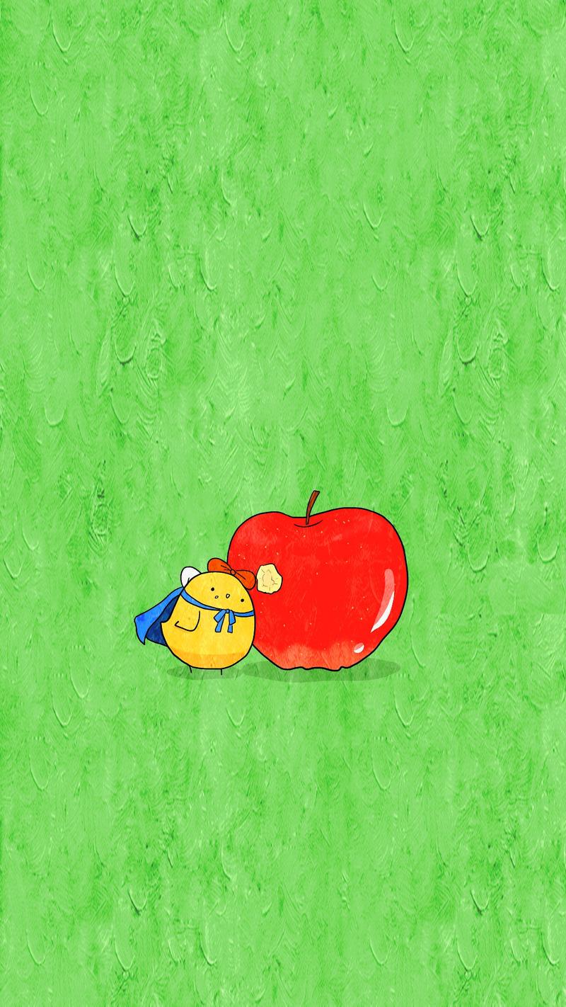 动漫壁纸:软萌卡通手机壁纸,小黄鸡实在是太可爱了 转载自百家号作者