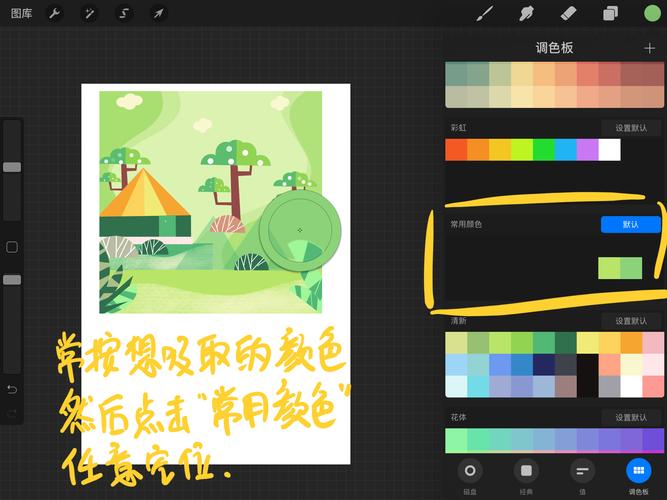 方法一:借鉴优秀插画图的色彩,提取颜色盘 如图示例,插入图片,点挥乙