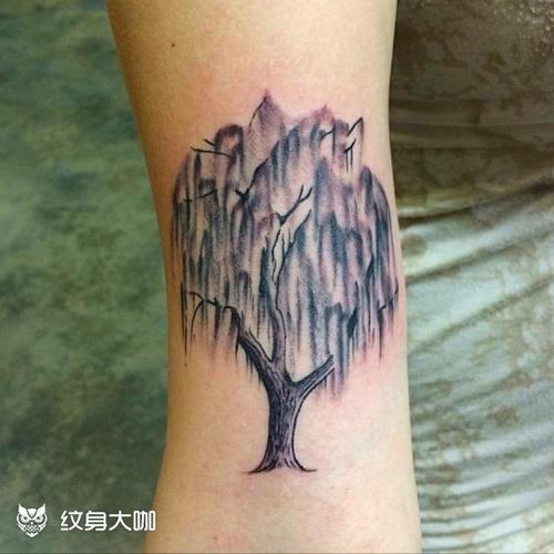 植物树木纹身图案大全 - 纹身大咖