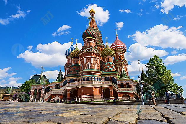 美丽俄罗斯传统建筑高清图片下载