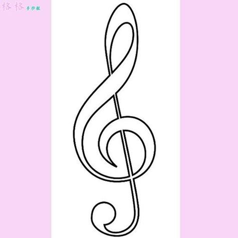 音乐符号简笔画的画法音符符号图案大全音乐符号是在乐谱里常用的