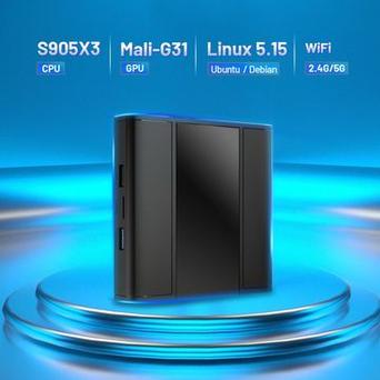 linux网络机顶盒s905x3外贸安卓双系统媒体播放器电视机顶盒子
