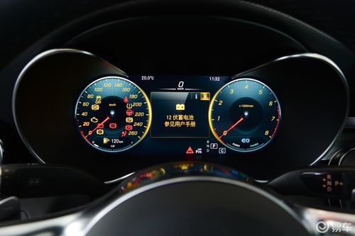 【奔驰c级2020款c 260 l 运动版仪表盘汽车图片-汽车图片大全】-易车