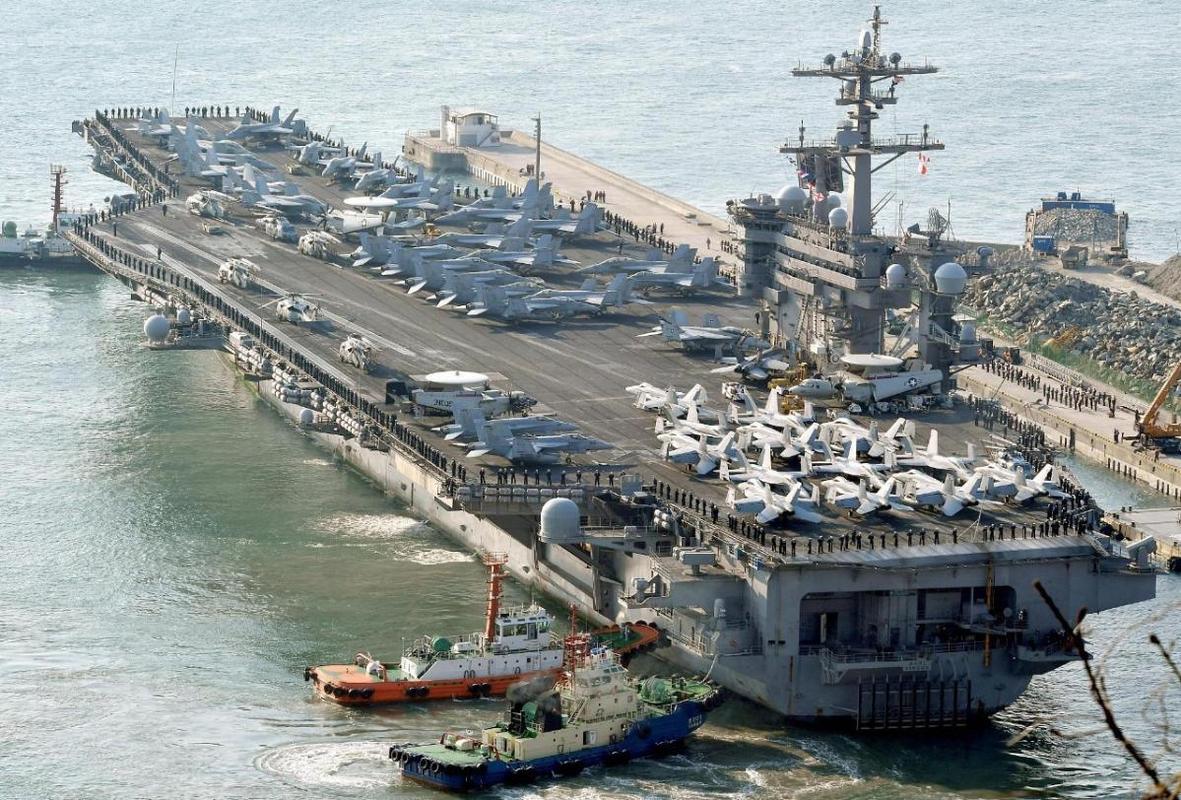 朝鲜今日试射导弹失败 美国三个航母战斗群或会师半岛海域