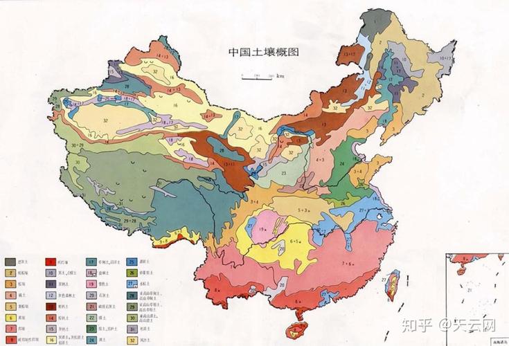 科普地理中国主要土壤类型