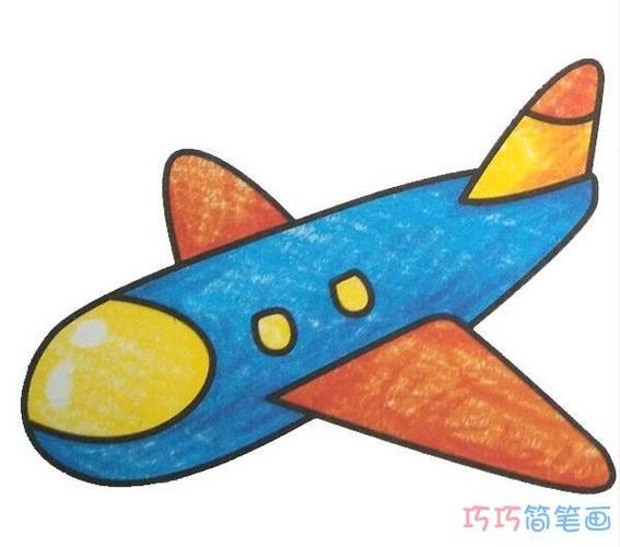 飞机简笔画简单又漂亮飞机简笔画简单又漂亮涂色