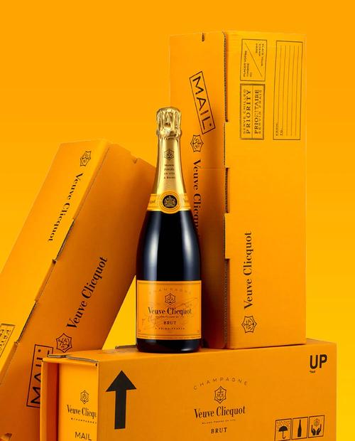 礼盒盒装法国原瓶进口凯歌歌皇香槟patioveuveclicquot起泡及香槟葡萄