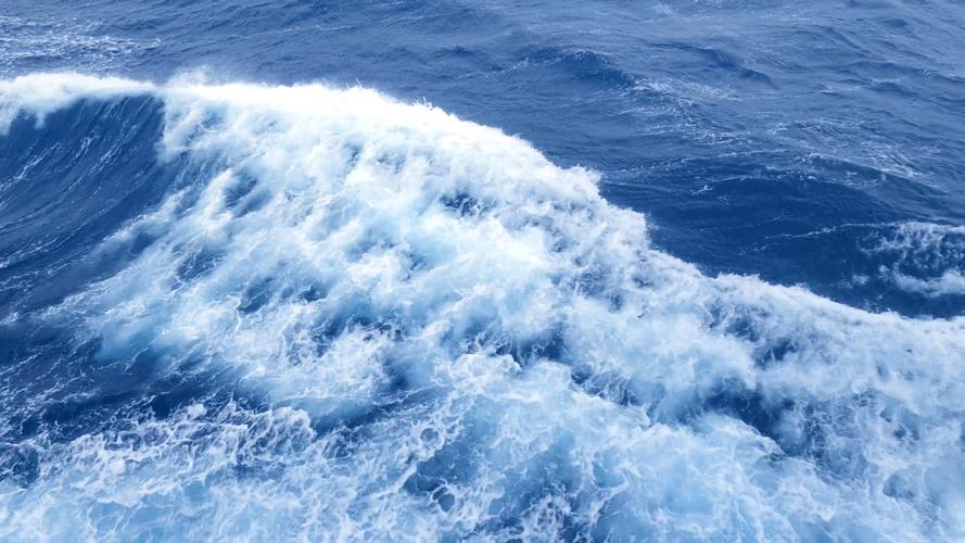 【4k】波涛汹涌的海面-大海海浪