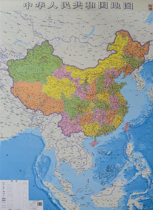 中国竖版地图问世